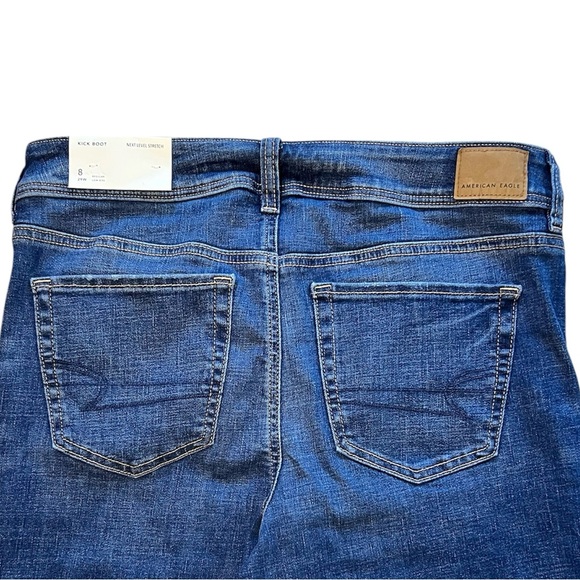 American Eagle Next Level Low-Rise Kick Bootcut Jeans size 8 - Picture 8 of 14